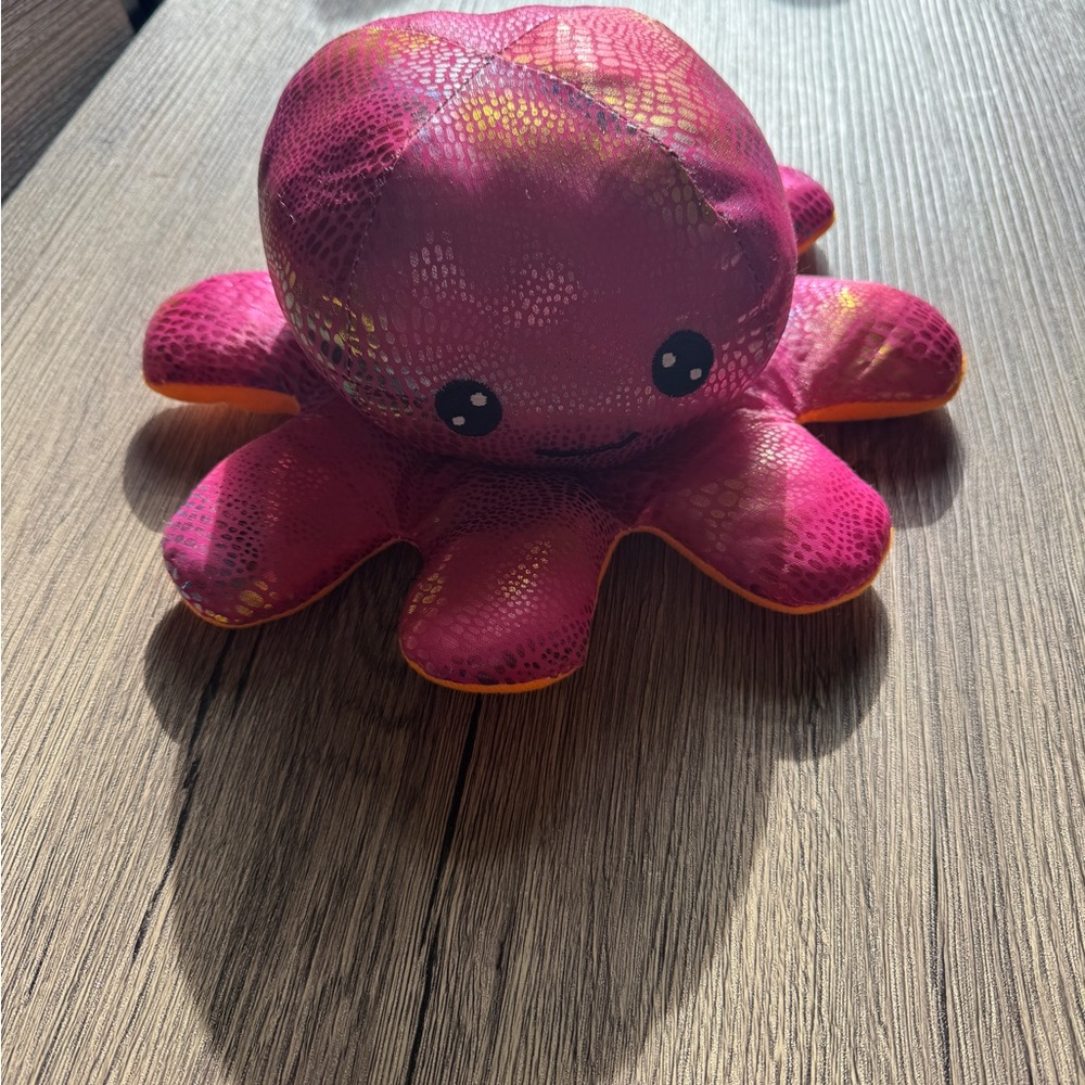 Pink Plush Octopus Toy